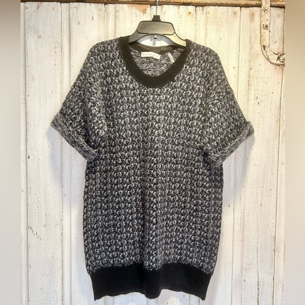 Rebecca Taylor Short Sleeve Sweater Tunic dress size Small